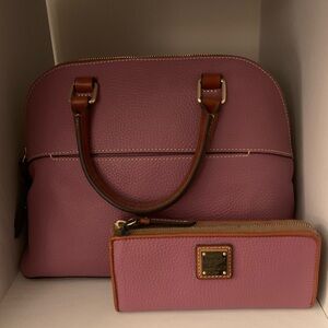 D&B Carter Satchel & Zip Clutch